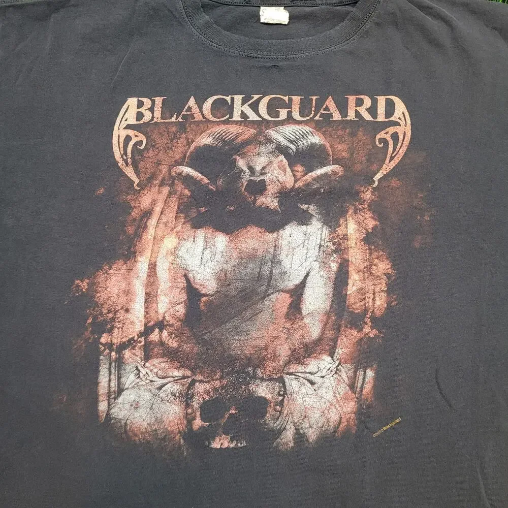 Blackguard Melodic Death Metal Band Tee Boxy Crop Y2K Fit Mens 2XL - Picture 2 of 7